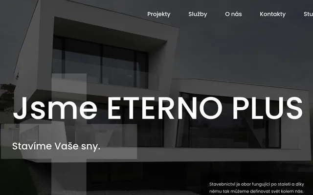 Náhled webu Eterno a Pure